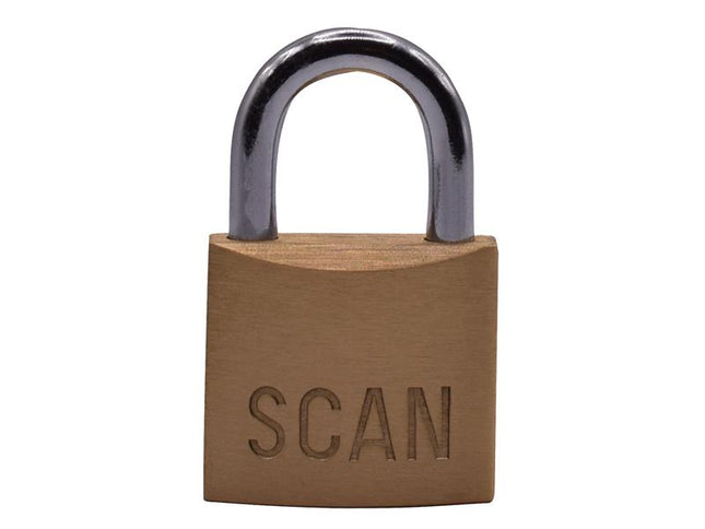 Scan Brass Padlock 30mm 