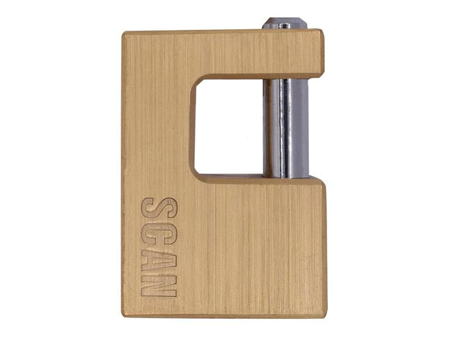 Scan Brass Shutter Padlock 60mm 