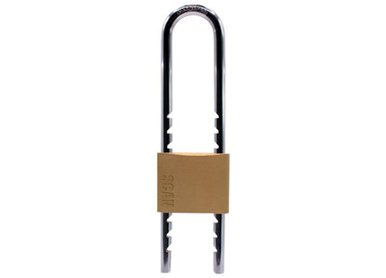 Scan Brass Padlock 50mm Sliding Shackle 