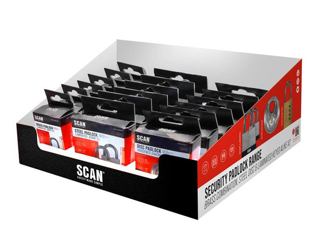 Scan Padlock Cdu Display (18 Padlocks)