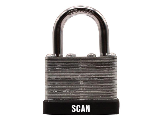 Scan Laminated Steel Padlock 40mm 