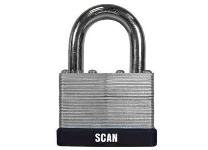 Scan Laminated Steel Padlock 50mm 