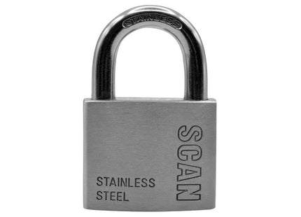 Scan Stainless Steel Padlock 50mm 