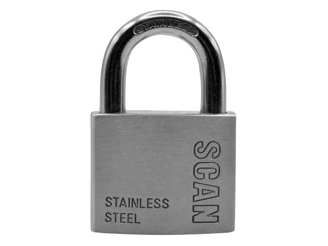 Scan Stainless Steel Padlock 50mm 