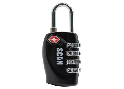 Scan Zinc Combination Padlock TSA Approved 