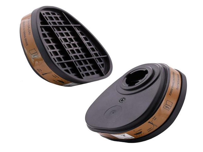 Scan Twin Half Mask A1 Gas Filter Cartridge Pack of 2 - MPN 3100NA - Protects Against Organic Vapours