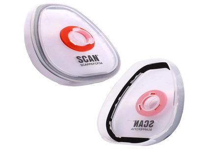 Scan Twin Half Mask P3 Particle Filter Cartridge Adaptor - Pack of 2 - AD7501