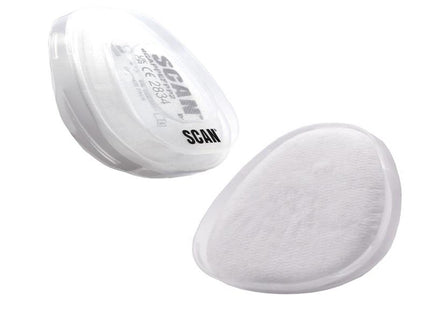 Scan Twin Half Mask P2 Replacement Particle Filter Material - N7501+PP7501