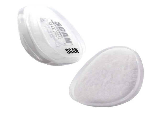 Scan Twin Half Mask P2 Replacement Particle Filter Material - N7501+PP7501