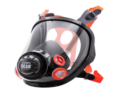 Scan Twin Full Face Respirator No Filters - FSM9800 - Eye and Respiratory Protection