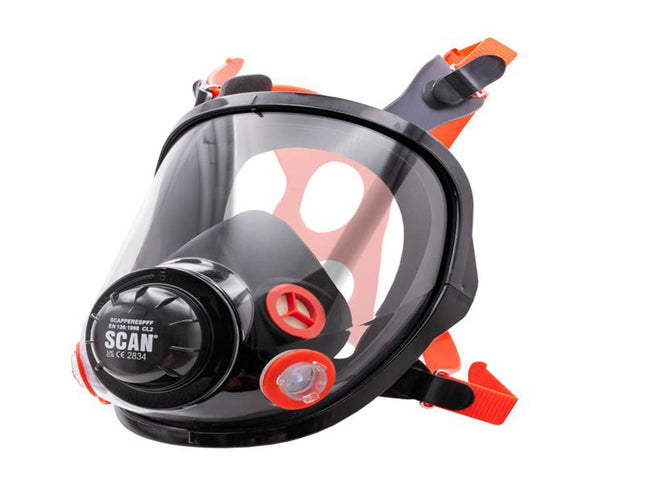 Scan Twin Full Face Respirator No Filters - FSM9800 - Eye and Respiratory Protection