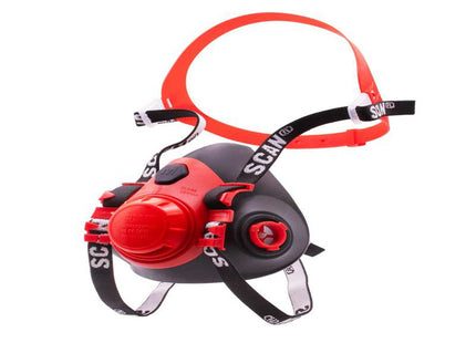 Scan Twin Half Mask Respirator No Filters - SM7501 - Safety Equipment