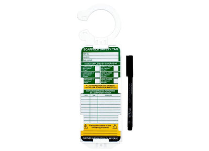 Scan Scaffold Tag Kit - 10 Kits per Box SCASCAFTAGB