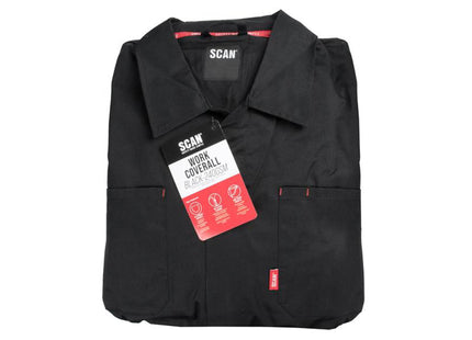 Scan Coverall/Boiler Suit Black - L