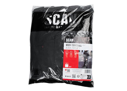 Scan Coverall/Boiler Suit Black - Xxl