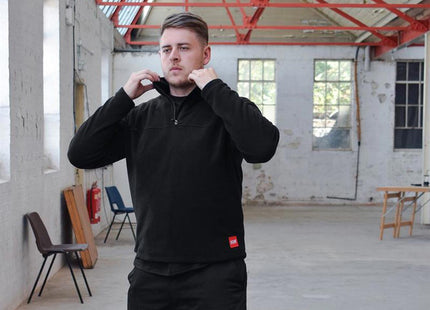 Scan 1/4 Zip Fleece Jumper - M