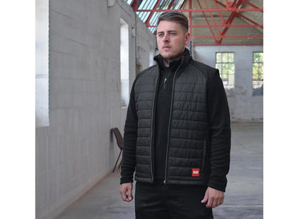 Scan Padded Gilet With Stretch Back - M