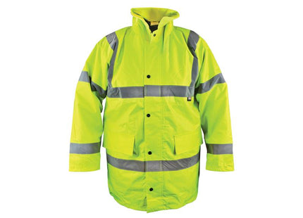 Scan Hi-Vis Motorway Jacket Yellow - M (41in) SCAHVMJM