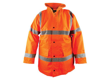 Scan Hi-Vis Motorway Jacket Orange - M (41in) SCAHVMJMO