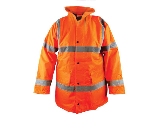 Scan Hi-Vis Motorway Jacket Orange - M (41in) SCAHVMJMO