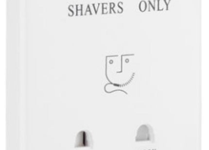 Greenbrook Double Gang Shaver Socket - SHAS