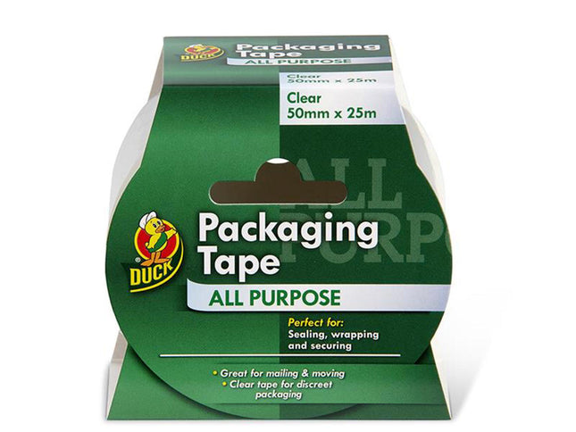 Shurtape All Purpose Packaging Tape 50Mm X 25M Clear 224499
