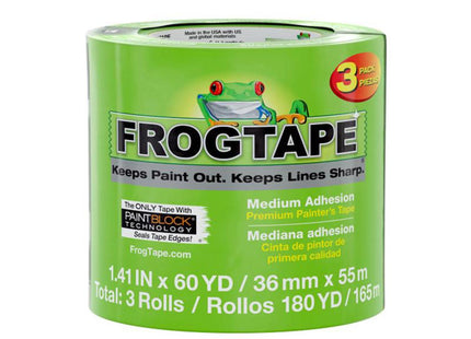 Shurtape Frogtape Multi-Surface Masking Tape 36mm X 55M (3 Pack)
