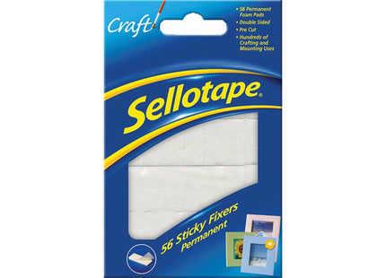 Sellotape Sticky Fix Card X 56 12 X 25Mm