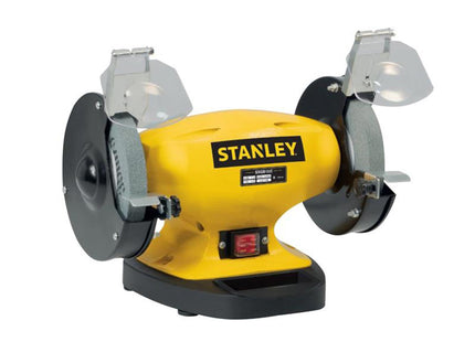 Stanley Machines SXGB150E Bench Grinder with 2 Grinding Wheels 240V, 330W - Perfect for Finishing Work