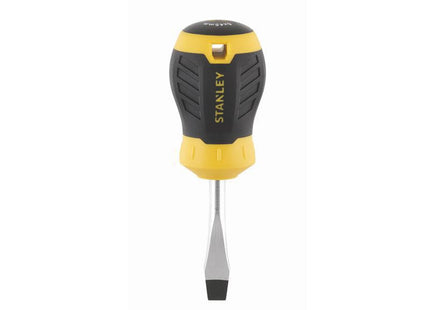 Stanley Hand Tools Cushion Grip Stubby Screwdriver 6.5 X 45Mm Flared