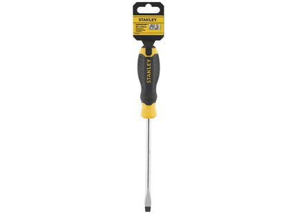 Stanley Hand Tools Cushion Grip Screwdriver Flared Tip 8.0 X 150Mm