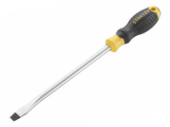 Stanley Hand Tools Cushion Grip Screwdriver Flared Tip 10 X 200Mm