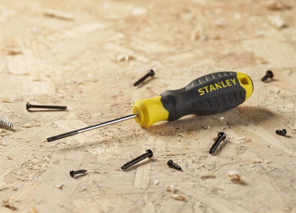Stanley Hand Tools Cushion Grip Screwdriver Parallel Tip 2.5 X 75Mm