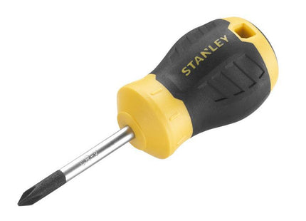 Stanley Hand Tools Cushion Grip Stubby Screwdriver Phillips Tip Ph1 X 45Mm