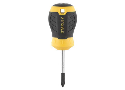 Stanley Hand Tools Cushion Grip Stubby Screwdriver Phillips Tip Ph1 X 45Mm
