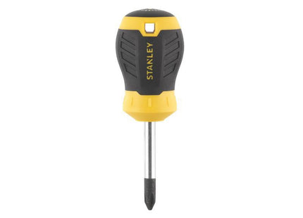 Stanley Hand Tools Cushion Grip Stubby Screwdriver Phillips Tip Ph2 X 45Mm