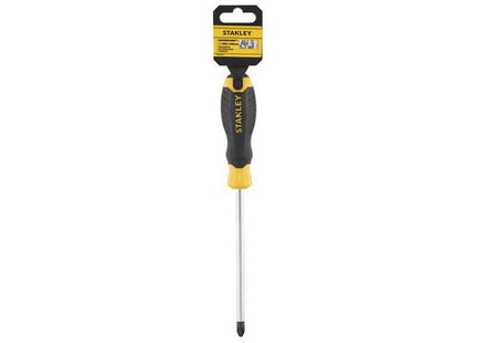 Stanley Hand Tools Cushion Grip Screwdriver Pozidriv Tip Pz3 X 150Mm