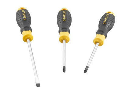 Stanley Hand Tools Cushion Grip Screwdriver Set, 3 Piece