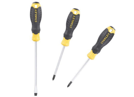Stanley Hand Tools Cushion Grip Screwdriver Set, 3 Piece