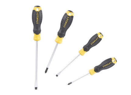 Stanley Hand Tools Cushion Grip Screwdriver Set, 4 Piece