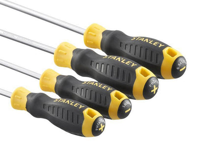 Stanley Hand Tools Cushion Grip Screwdriver Set, 4 Piece