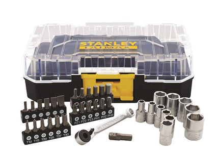 STANLEY FatMax 1/4in Socket & Bit Set, 37 Piece