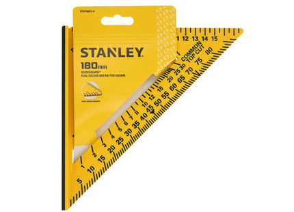Stanley Hand Tools Quicksquare Dual Colour Abs Rafter Square 180Mm