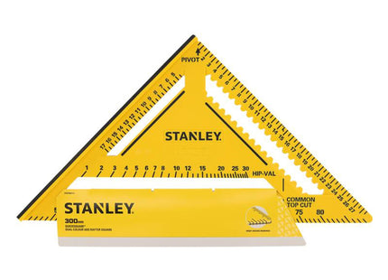 Stanley Hand Tools Quicksquare Dual Colour Abs Rafter Square 300Mm
