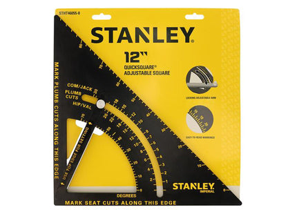 Stanley Hand Tools Imperial Adjustable Quicksquare 12In