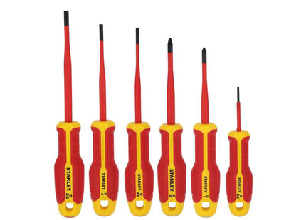 Stanley Hand Tools Fatmax Vde Insulated Screwdriver Set, 6 Piece
