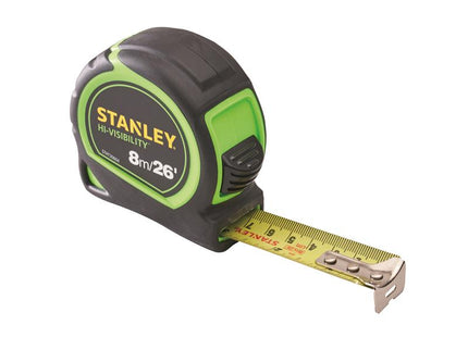 STANLEY Hi-Vis Tylon Tape Measure 8m (26ft)