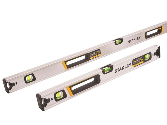 Stanley Tools Fatmax Xtreme Box Beam Level Set 60Cm, 120Cm - FMHT43687-0 - Perfect for DIY and Professional Use