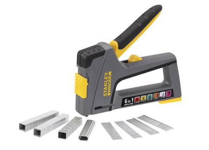 STANLEY¨ FATMAX¨ 6-in-1 Multi-Purpose Plastic Staple and Brad Nail Gun STA670868