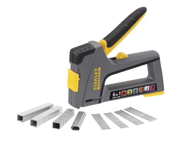 STANLEY¨ FATMAX¨ 6-in-1 Multi-Purpose Plastic Staple and Brad Nail Gun STA670868